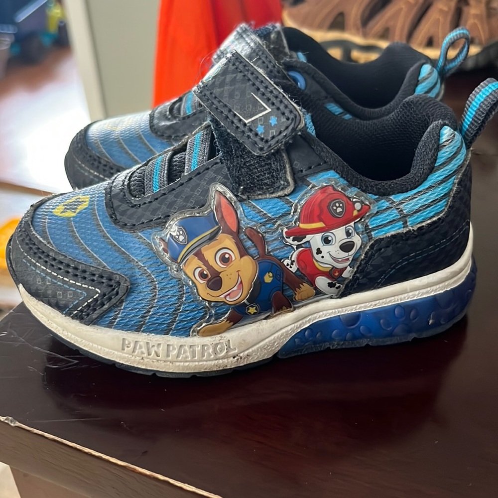 Paw patrol light up shoes